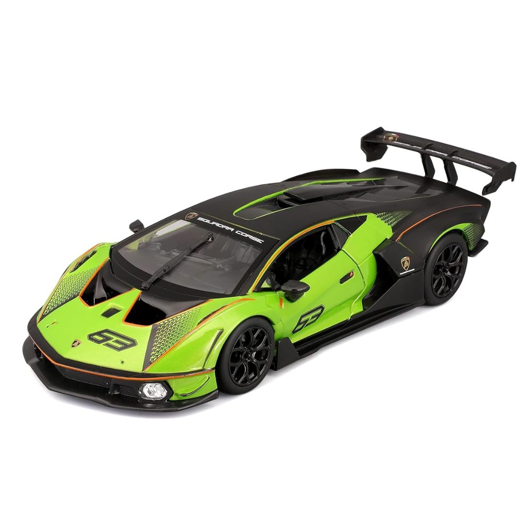 Green Lamborghini Essenza SCV12 1:24 Scale Die-Cast Car by Bburago