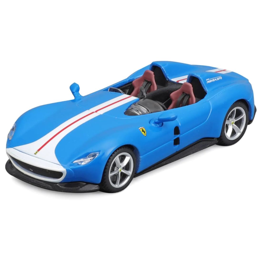 Blue Ferrari Monza SP2 1:43 Scale Die-Cast car by Bburago