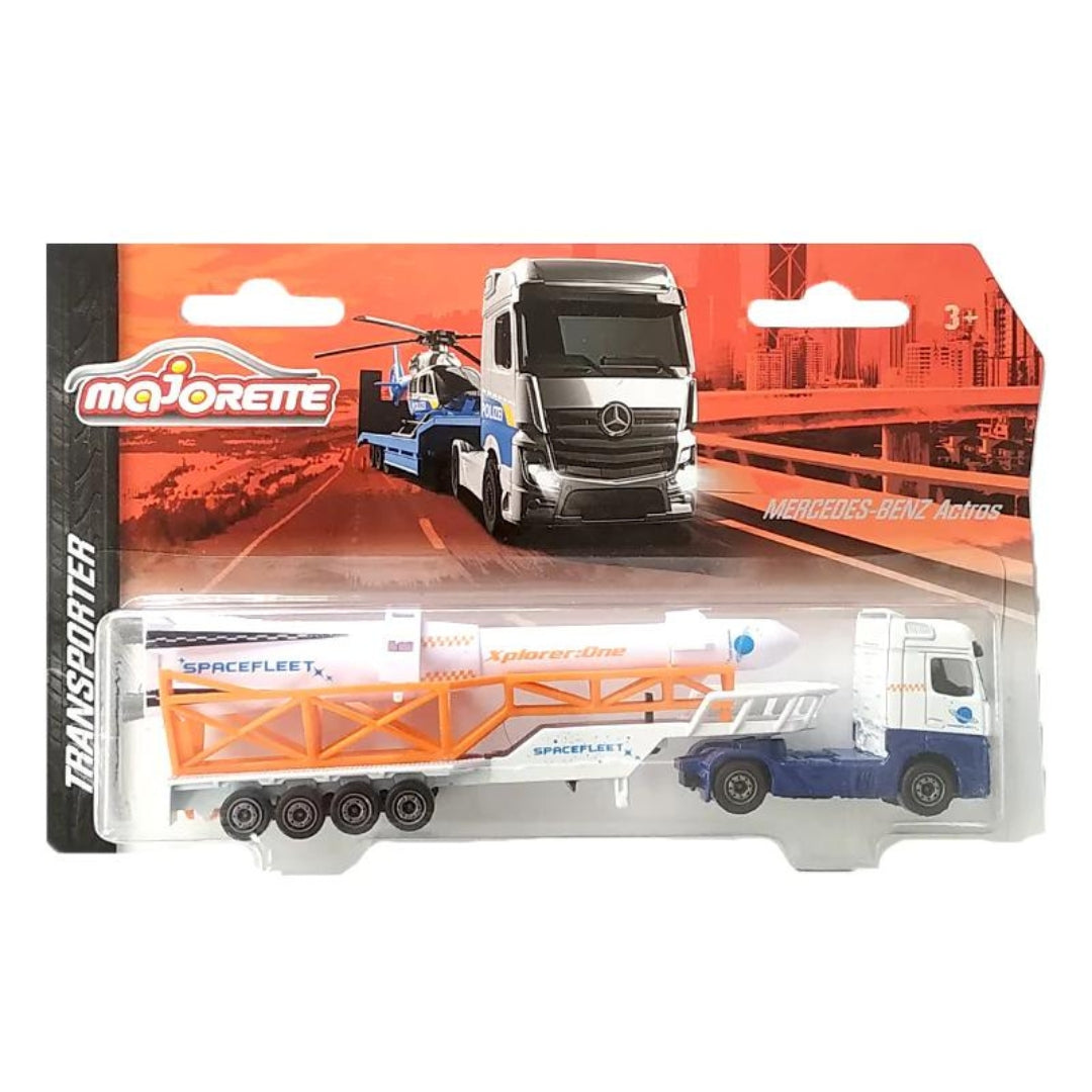 Mercedes Benz Actros Space Fleet Transporter by Majorette